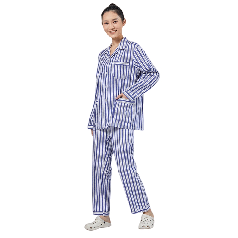 Costume femme bleu foncé (manches longues)