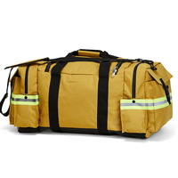 Pompier Fire Gear Sacs Pompier Fournitures Formation Duffel Sacs pour Hommes Grand Sac De Voyage Avec Bande Réfléchissante pour Pompier
