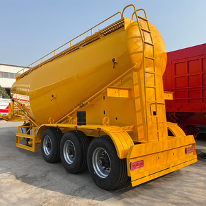 Remolque compresor de aire de 40m³ y 3 ejes, 12m³ de capacidad, superventas, para transporte de materiales en polvo a granel, semirremolque cisterna para polvo - Product Image 5