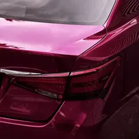 Film vinyle auto-cicatrisant anti-rayures sans bulles pour carrosserie de voiture, couleur changeante, PVC métallisé violet