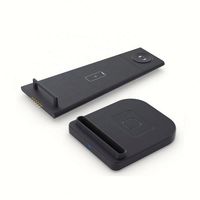 Support de chargeur sans fil 3 en 1 détachable - Station de charge rapide sans fil certifiée 15W pour AirPods Pro/ Watch/ iPhone