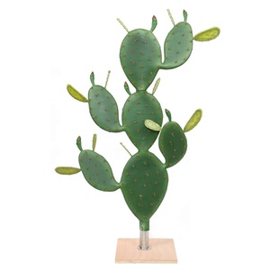 Vente en gros Grande plante Bonsaï Fleur en plastique <span class=keywords><strong>Cactus</strong></span> artificiel pour décoration de salle à manger - Product Image 5