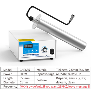 300W 40KHz dört tarafı ultrasonik özelleştirilebilir daldırma ultrasonik titreşim dönüştürücü çubuk yayarlar - Product Image 6