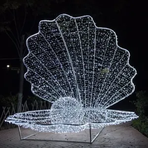 Outdoors Christmas Decorative Motif Lights 3D Led Christmas Lighting Tunnel Commercial Christmas Display Motif Light