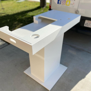 Torre de Control y Podio para DJ en Negro, Blanco, Rojo y Dorado, Soporte de Viaje de Zcase para <span class=keywords><strong>PIONEER</strong></span> <span class=keywords><strong>XDJ</strong></span>-<span class=keywords><strong>XZ</strong></span> DDJ-1000 RANE One con Estuche de Vuelo - Product Image 6