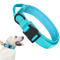 Collier de dressage tactique réglable pour grand chien, nylon robuste et durable, boucle en métal personnalisée, collier pour animaux de compagnie en gros d'usine