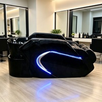 Fauteuil de massage électrique intelligent pour spa capillaire et table de massage, fauteuil de massage électrique pour salon de beauté avec lampe LED