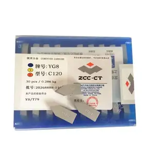 Fabrika toptan çimentolu karbür YG6/YG8/YG6X/YT15/YT14/YT5/YW1/YW2 C122 diş kaynak ekler