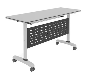 Table d'entraînement pliable réglable pour deux personnes Ensemble de chaises de bureau modernes et mobiles pour le tutorat <span class=keywords><strong>en</strong></span> conférence - Product Image 3