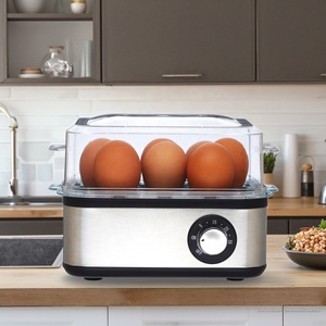 Hot-Selling Household Electric <strong>Egg</strong> <strong>Cooker</strong>/Steamer Best Seller Automatic Adjustment Auto Shut-Off 7 Quart Capacity Stainless - Product Image 1