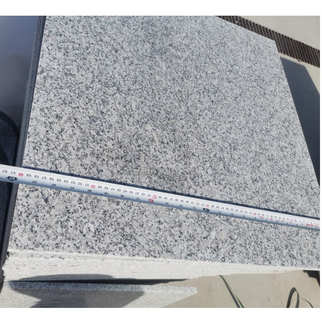 China Natural Pearl White Granite G603 Floor Tiles 60X60X2 cm With Polished Surface