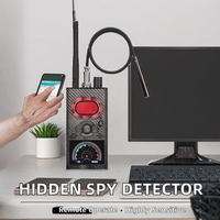 Détecteur de caméra RF sans fil rechargeable, anti-espionnage, protection de la vie privée, 8000 MHz, détecteur de suivi GPS avec télécommande