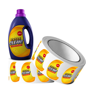 Pegatina de vinilo personalizada de <span class=keywords><strong>12</strong></span> colores de alta calidad, pegatinas personalizadas, etiqueta de vial con logotipo para <span class=keywords><strong>botellas</strong></span> de ducha de champú químico diario - Product Image 5