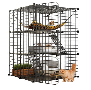 Cage pliable classique pour animaux de compagnie et chats, best-seller - Product Image 1