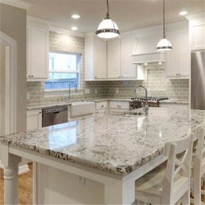 Plans <span class=keywords><strong>de</strong></span> travail en granit blanc d'Alaska, dessus <span class=keywords><strong>de</strong></span> bar avec motifs pré-coupés - Product Image 6