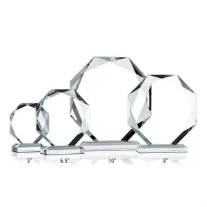 Kristal kişiselleştirilmiş yaratıcı özelleştirilmiş süblimasyon kristal cam kupa ödülleri onur
