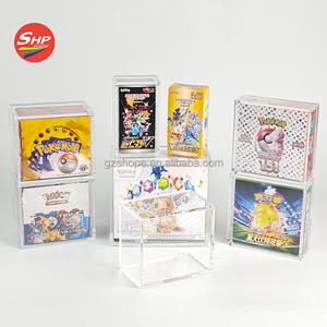 SHP 맞춤형 아크릴 포켓몬 카드 1999 1st 퍼스트 에디션 TCG 부스터 박스 팩 밀봉 영어 트레이딩 수집용 카드 게임 케이스 - Product Image 5