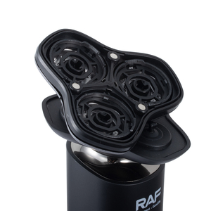 RAF Floating Fit Shaver for Men Rotary Rechargeable <b>Waterproof</b> Portable Travel Facial Hair 5w Shaver Mini Shav - Product Image 2
