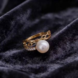 10746 DIY <b>Silver</b> Jewelry S925 <b>Silver</b> Ring with Empty Support Trendy Inlay 18k Plating 3-4mm <b>Beads</b> Accessory - Product Image 1