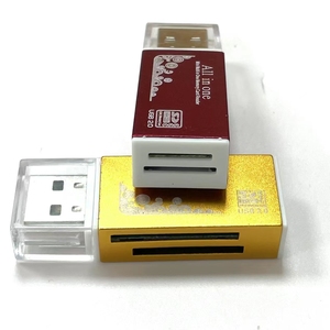 Factory Wholesale Aluminum Alloy USB SD/TF Multi-purpose <strong>Card</strong> <strong>Readers</strong> - Product Image 3