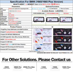 Máy Phát DVD Ô Tô MCX Điều Hướng <span class=keywords><strong>Android</strong></span> Carplay 4G 8 Core 8.8 Radio Màn Hình Blueray Cho BMW E60 E90 E92 3 5 Series 2008-2010 - Product Image 5