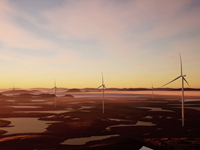 8MW 10MW 16MW éoliennes générateur éolien intelligent système de production d'énergie éolienne pour la mer