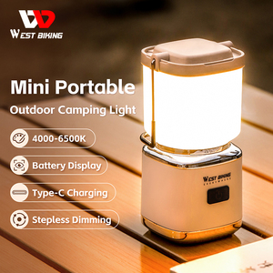 Lampe suspendue pour tente imperméable rechargeable <span class=keywords><strong>WEST</strong></span> BIKING pour l'extérieur, éclairage de travail LED pour la maison, <span class=keywords><strong>camping</strong></span> - Product Image 4