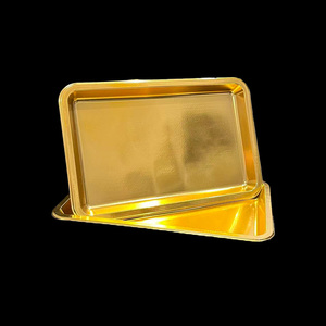 Bandeja de Servicio SUNYO Hecha a Mano de Latón Antiguo Estilo Art Deco de Guangdong para Decoración Festiva del Hogar y Diseño de Naturaleza Muerta - Product Image 6