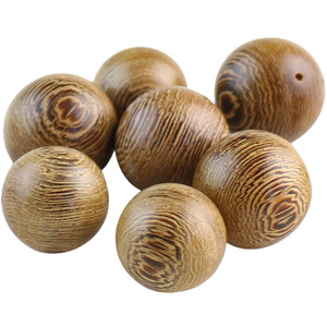 Perles rondes en bois de aile de poulet, petites et grandes, pour la fabrication de bijoux et l'artisanat - Product Image 3