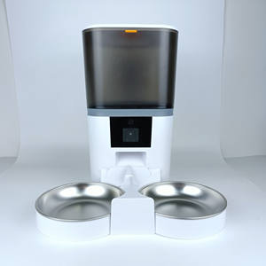 Comedero Inteligente para Mascotas con Control Remoto por WiFi y Video, 6L, Doble Recipiente, Dispensador Automático de Comida para Perros y Gatos, Accesorios para Alimentación de Mascotas - Product Image 1