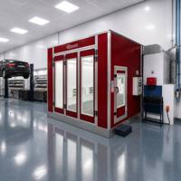 Cabine de peinture automobile certifiée CE, four de peinture pour voitures, cabine de peinture portable pour voitures