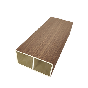 Tubos Cuadrados de WPC Impermeables en Oferta, Tubos de Madera Huecos para Divisiones de Oficina, Sala de Estar y Uso en Hoteles - Product Image 3