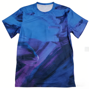 T-shirt de sport à manches courtes personnalisé, respirant, à séchage rapide, imprimé par sublimation, coloré, pour la course à pied, le fitness, le marathon - Product Image 2