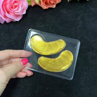 Patchs hydratants pour les yeux en or OEM en gros, masque contour des yeux au collagène et aux cristaux, hydratant, à l'acide hyaluronique et à la vitamine C, raffermissant et anti-âge