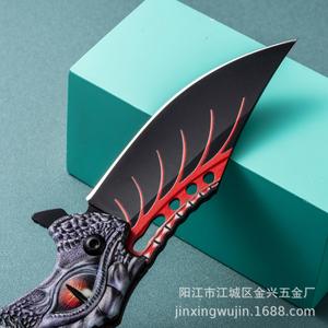 Navaja Plegable con Diseño de Calavera 3D para Dropshipping en Shopify, Acero Inoxidable, Herramienta de Supervivencia al Aire Libre, EDC, Herramienta de Bolsillo, Equipo de Campamento - Product Image 2