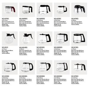 <span class=keywords><strong>Carafe</strong></span> à café en verre borosilicate 6 tasses, pièce pour machines à café à filtre, avec <span class=keywords><strong>carafe</strong></span> à café de style américain OST - Product Image 5