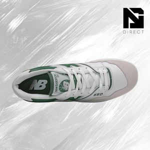 New Balance 550 'White Green' Retro Lace-up Round Toe Sneakers Lightweight Walking Running Shoes - Product Image 4