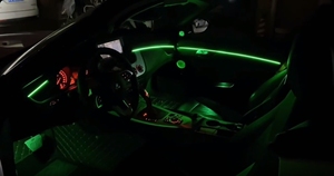 ชุดไฟสร้างบรรยากาศสำหรับ BMW Z4 09-13แถบไฟ LED นีออนตกแต่ง8สี - Product Image 3