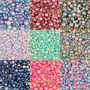 Perlas De Imitación ABS De 6/8/10mm, Cuentas De Colores Mezclados, Cuentas Espaciadoras De Plástico Brillante Para Fabricación De Joyas DIY Compra Barata En