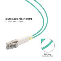 OM3 40Gbps 2.0mm 3.0mm 50/125 LSZH LC SC FC ST Câble de raccordement à fibre optique en mode Cultimode OM3 Cordon de raccordement à fibre optique duplex