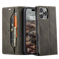 Étui portefeuille magnétique en similicuir avec support et porte-cartes pour iPhone 18 Pro Max, 17 Air, 16 Plus, 15 Pro, 14, 13, 12