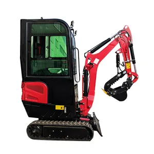 Miễn phí vận chuyển nhỏ nhất Mini Máy xúc 1 tấn xây dựng Digger Micro bánh xích mini máy xúc để bán