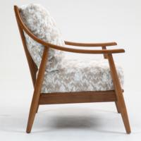 Fauteuil inclinable de luxe moderne Fauteuil royal en bois massif souple pour les loisirs Design contemporain confortable pour les meubles de maison
