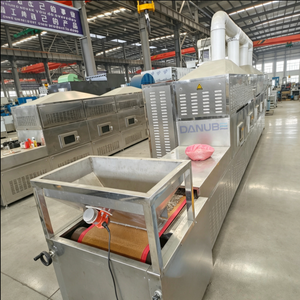 Sistema de deshidratación por microondas de acero inoxidable, maquinaria de secado continuo automática para el procesamiento de alimentos a granel - Product Image 5