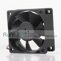 Nuevo Ventilador de Refrigeración Original Sunon 5V 24V 48V DC12V 0.7W AC EC 6025 60X60X25MM 6CM con Suspensión Magnética Silenciosa de Tres Cables KDE1206PTB3