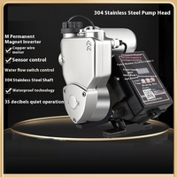 Pompa air keran senyap rumah tangga, pompa pendorong pipa air 220v, pompa Booster frekuensi