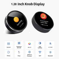 1,3 Zoll 240*240 IPS TFT Rundes HMI-Drehknopf-LCD-Anzeigemodul mit Drehschalter-Encoder und ESP32 WLAN Bluetooth-Board