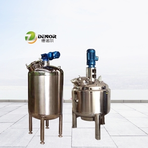 Bể trộn làm mát bằng thép không gỉ 1000L với lớp phủ bột động cơ bánh răng cho nhà máy sản xuất mỹ phẩm Bể sữa lạnh - Product Image 4