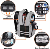 Tas Ransel Perjalanan Pabrik Dengan Kompartemen Sepatu Trend Pabrik Tas Ransel Olahraga Luar Ruangan Kustom