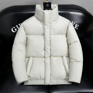 Custom Men's Cotton-padded Jacket Winter New Style Thickened Stand-up Collar Short Jacket Loose and Handsome - Product Image 4